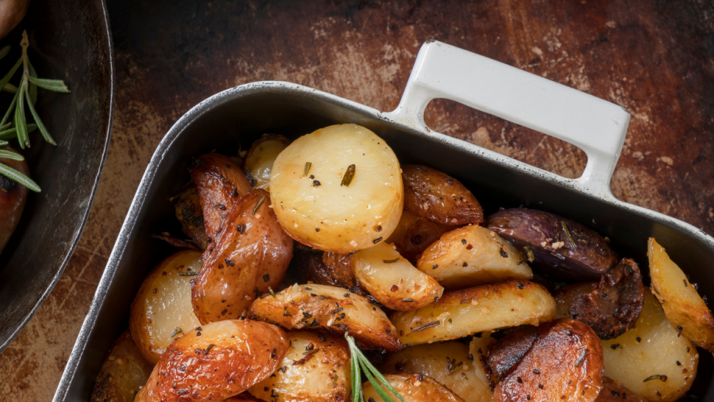 Roast potatoes