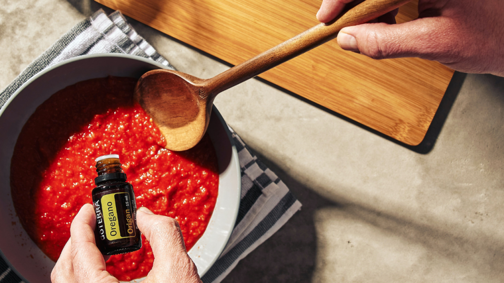 Cooking with essential oils