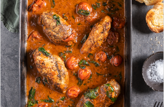 One-pot creamy chicken