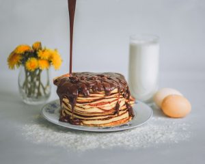 Chocolate pancakes