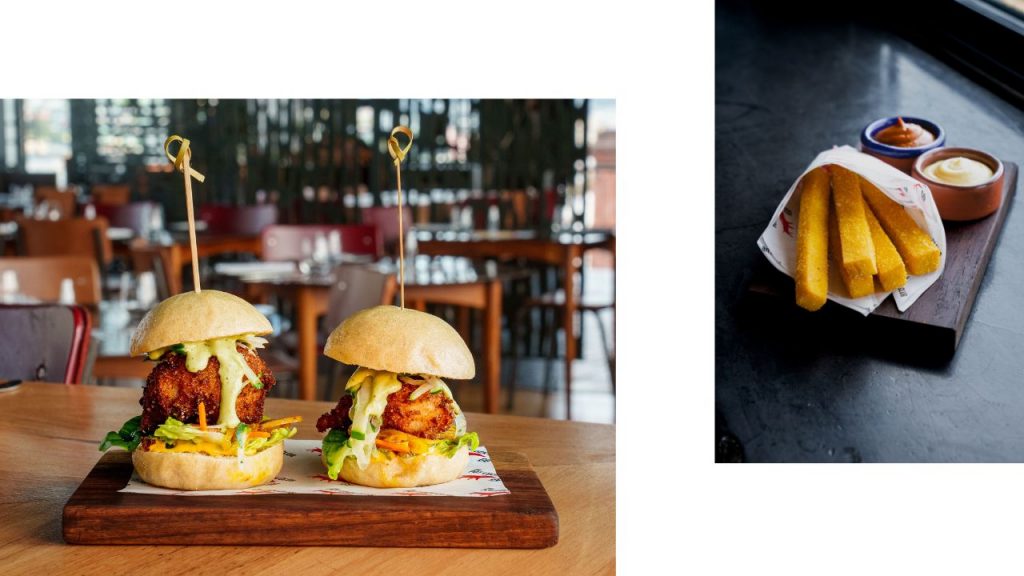 Fish sliders and chickpea fries - The Pot Luck Club