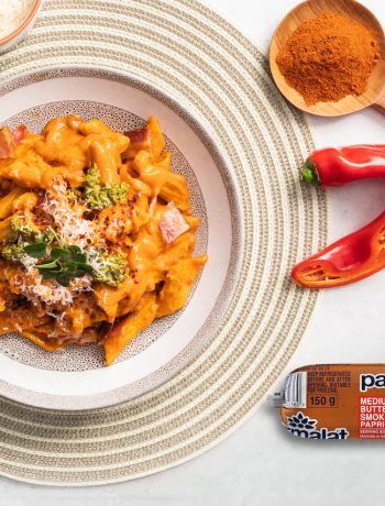 Penne with roasted tomato & smoked paprika sauce