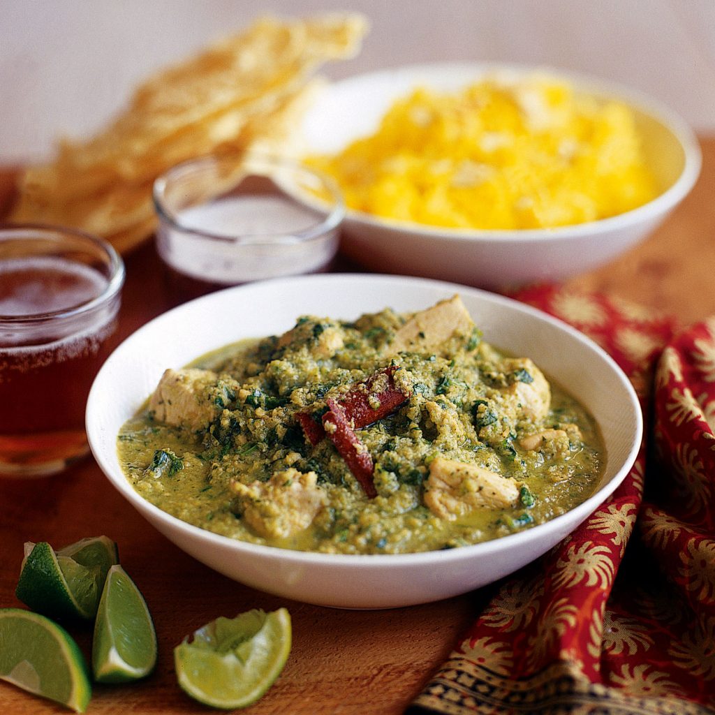 chicken and coriander curry