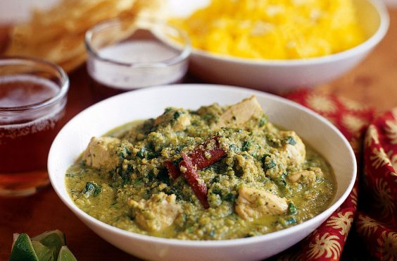 chicken and coriander curry