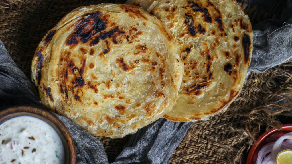 Herby yoghurt flatbread