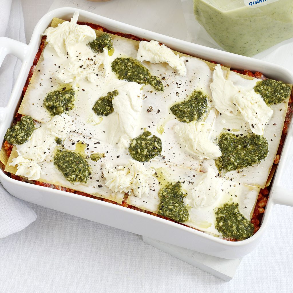 turkey pesto lasagne