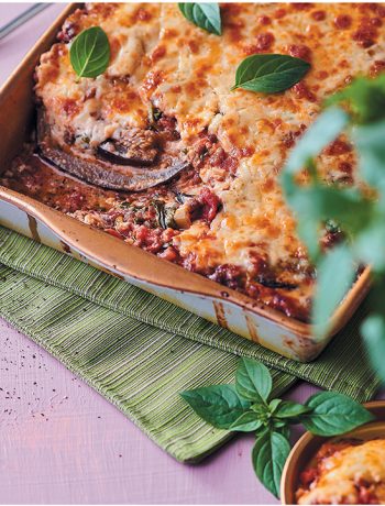 Vegetarian-aubergine-lasagne