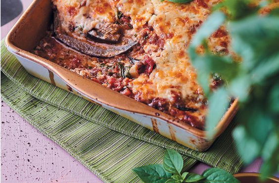 Vegetarian-aubergine-lasagne