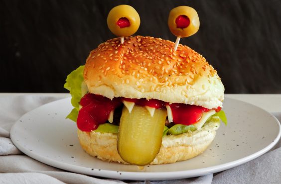 Halloween burger 2