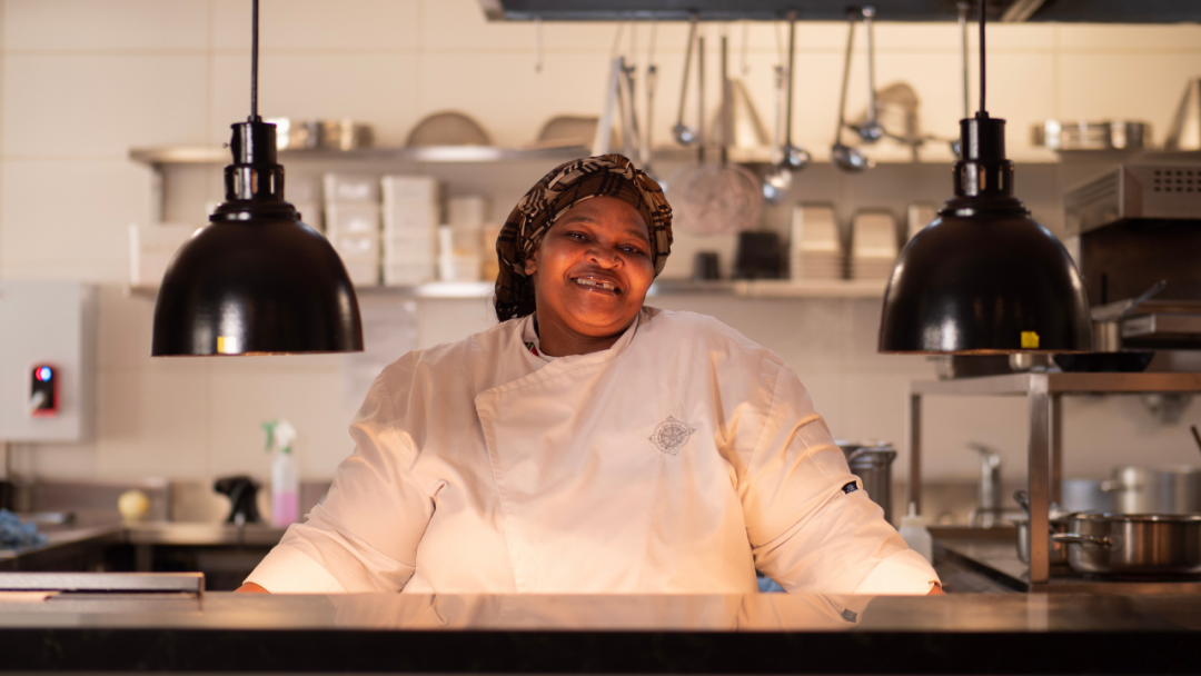 Made with Love Chef in kitchen
