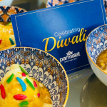 Tee Pillay's custard ice-cream with caramel-burfee syrup