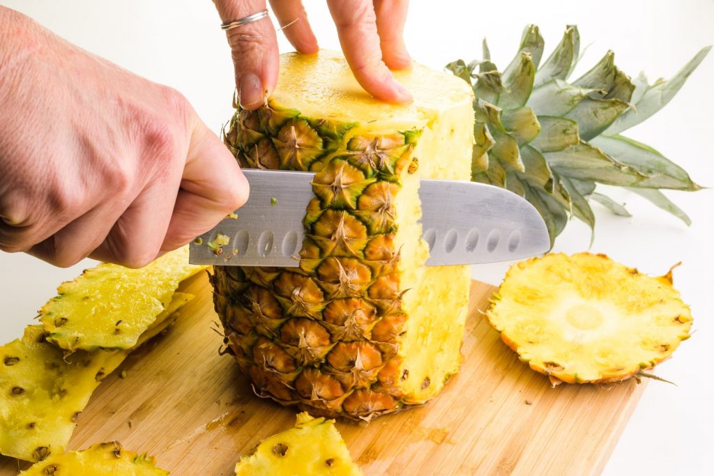 How to cut a pineapple