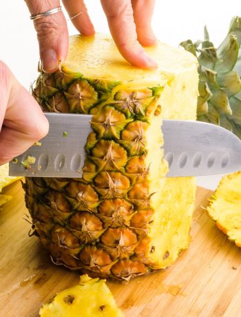 How to cut a pineapple