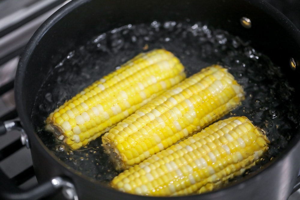 corn in a pot