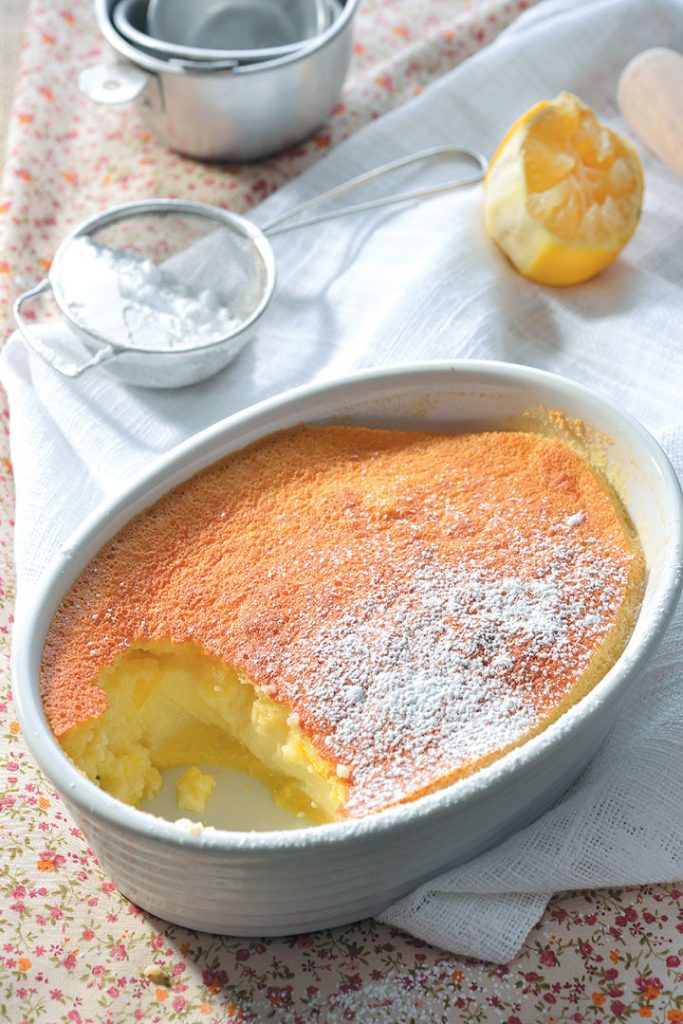 light lemon sponge pudding