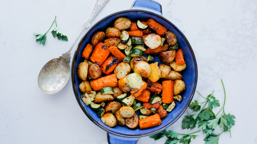 Roasted veggies recipe picture