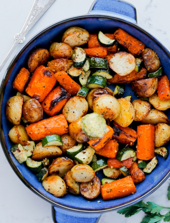 Roasted veggies recipe picture