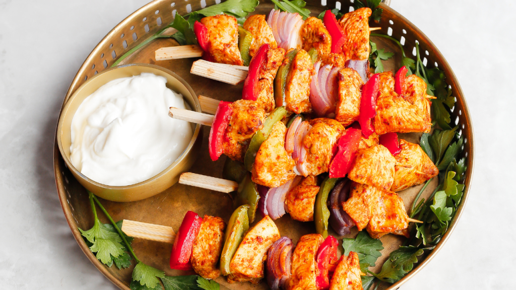 chicken skewers