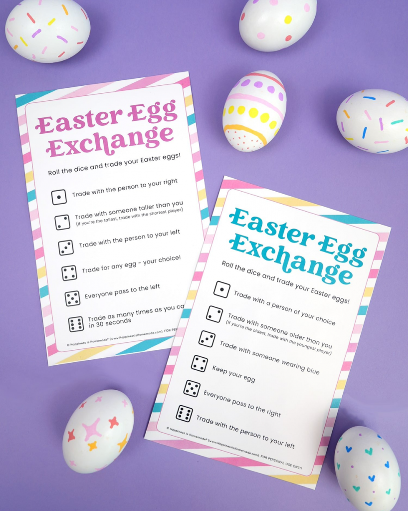 Easter egg hunt - egg exchange