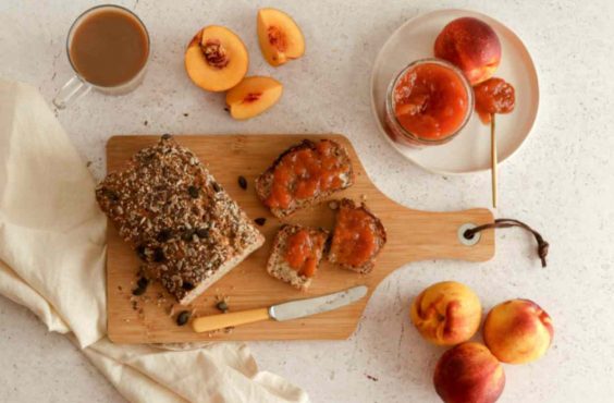 Nectarine Jam with a Hint of Ginger