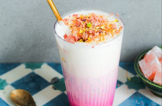 strawberry cheesecake falooda