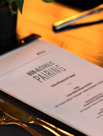 Non-alcoholic pairings in fine dining