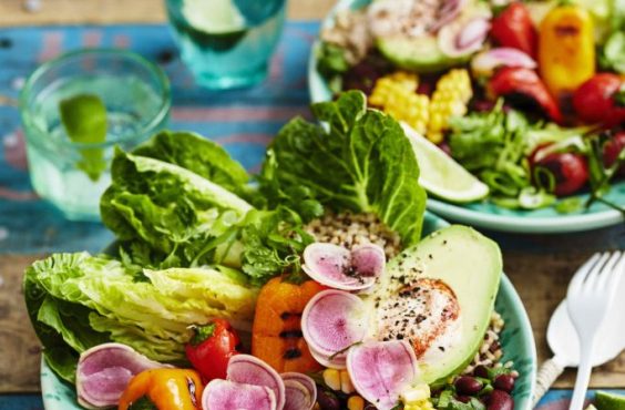 rainbow burrito bowl