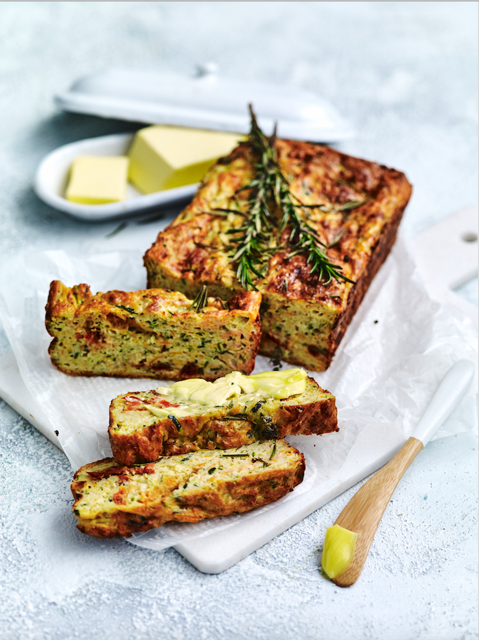 baby marrow & sweet potato loaf
