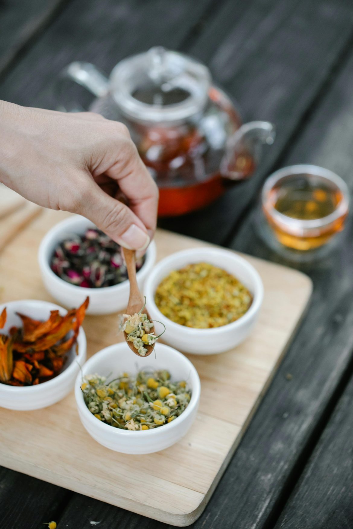 Turn your kitchen windowsill into a tea garden full of fresh herbal blends