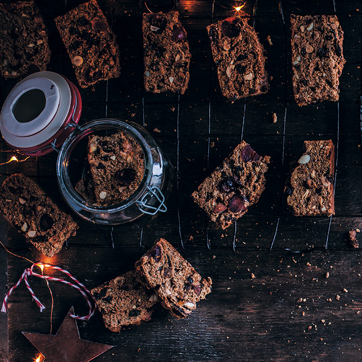 Christmas-cake rusks