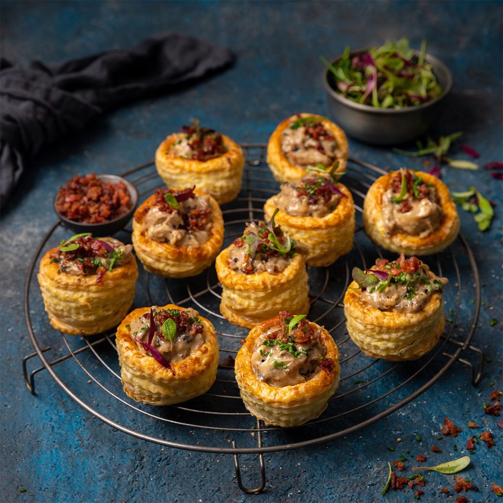 Pork & mushroom vol-au-vents SA Pork