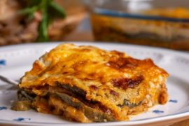 organic lamb moussaka