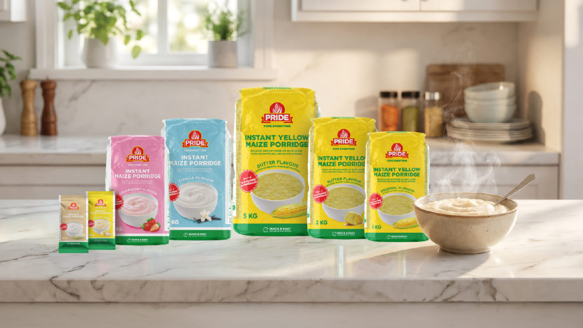 Warm up winter mornings with Pride Instant Maize Porridge Pride Instant Maize Porridge