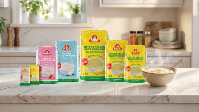 Warm up winter mornings with Pride Instant Maize Porridge Pride Instant Maize Porridge