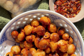 hot honey macadamia snack bites