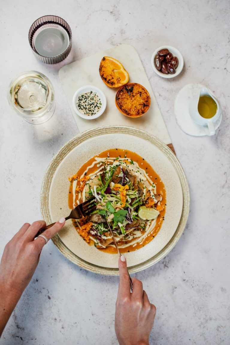 The luxury of feeling at home at a fine-dining table fine dining