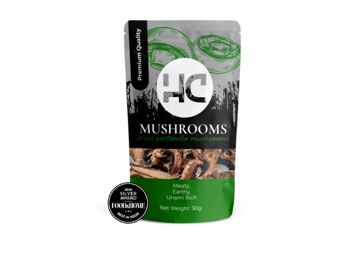 Dried Portobello Mushrooms awarded Silver
